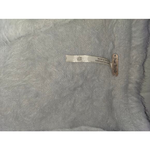 Free People Faux Fur Open Front Fuzzy Cardigan Size XS Boho Chic - Picture 3 of 6